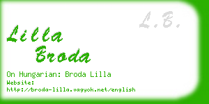 lilla broda business card
